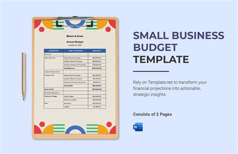 Small Business Budget Templates