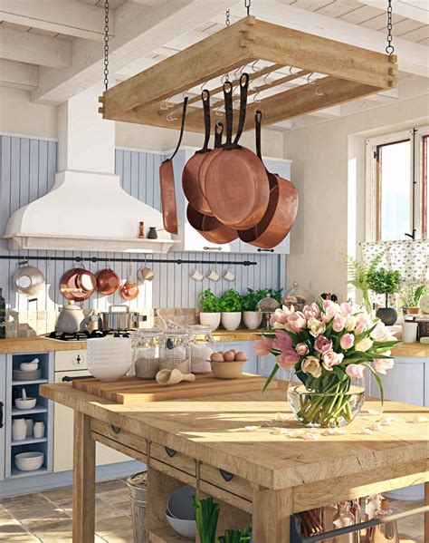 Small Country Kitchens Scandinavian