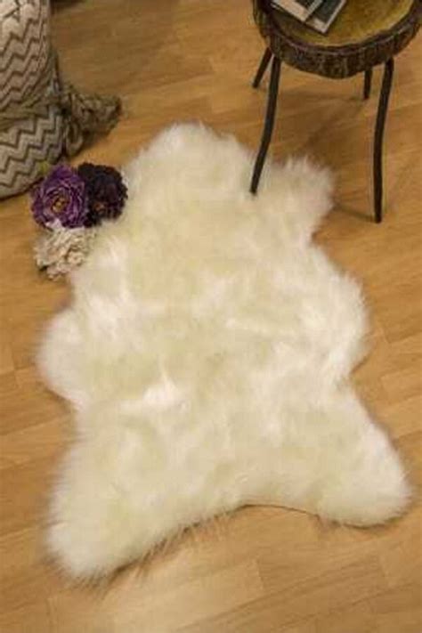 Small Faux Sheepskin Rug - Etsy