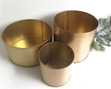 Small Gold Containers - Etsy