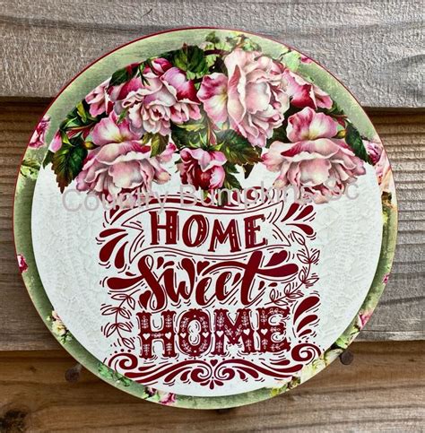 Small Home Sign With Wreath - Etsy