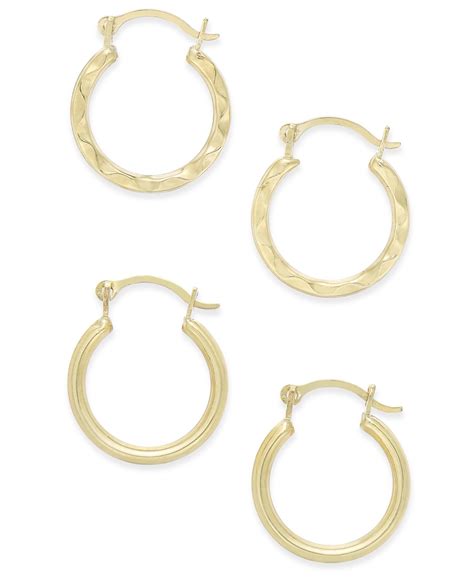 Small Hoop Earrings: Shop Small Hoop Earrings - Macy