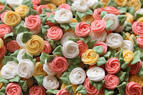 Small Icing Flowers - Small Icing / Wafer Flowers Ideal For …