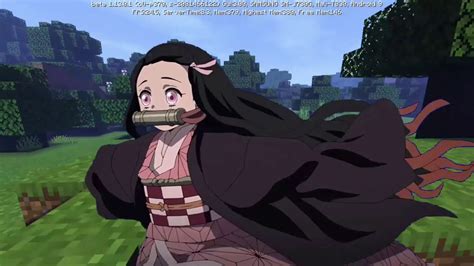 Small Nezuko Running in Minecraft YouTube
