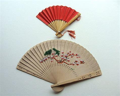 Small Red Fans - Etsy