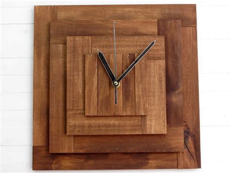 Small Square Clock - Etsy