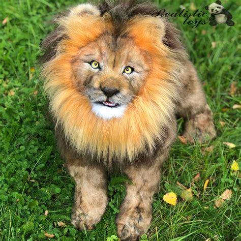 Small Stuffed Lion - Etsy