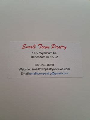 Small Town Pastry Delivery Menu 4572 Wyndham Drive Bettendorf - DoorDash