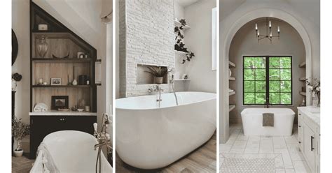 Small alcove bathroom ideas.  Go for style and function with these small...