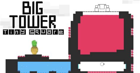 Big Tower Tiny Square is an Arcade, Dungeon Crawl, Platform, and Single-player video game created by Evil Objective. ... and by falling over the spikes. During the gameplay, you are to simulate a small block, start from the beginning line, navigate it towards the final destination but keep in mind not to touch the sharp tips of corners, and .... 