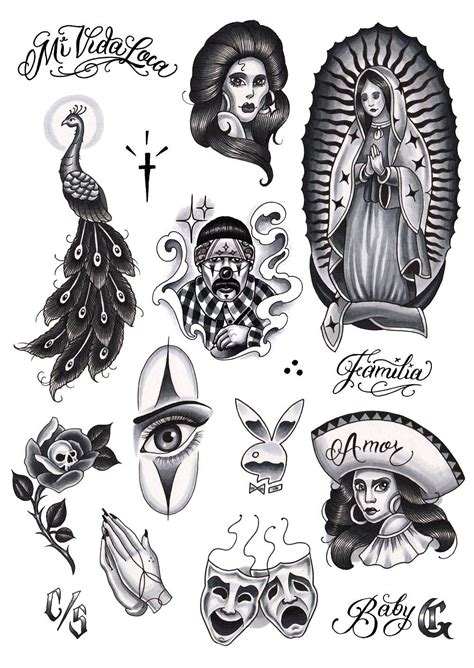 May 1, 2018 - Explore Austin Power's board "Chicano Tattoo Flash" on Pinterest. See more ideas about sleeve tattoos, body art tattoos, tattoos.
