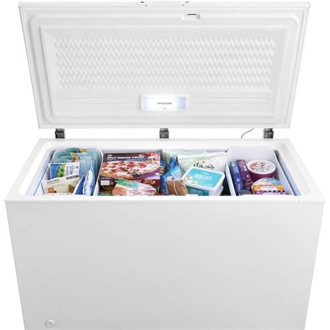 Security Lock Freezers & Ice Makers. This versatile chest freezer provides 24 cu ft of valuable storage space Ideal for storing meats, vegetables, and frozen foods. Consistent Cabinet Temperatures - Utilizing a 1/5 hp compressor our compact chest freezer maintains temperature between 0 to-8°F more effortless thanks to eco-friendly R600a .... 