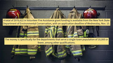 Small fire departments eligible for equipment aid