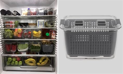 Small fridge organisation. Containers from to Kmart rounded …