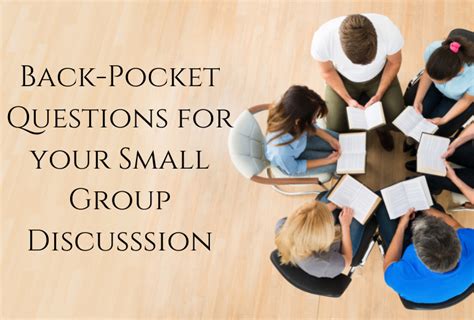 Small group bible study discussion questions.  Study Depth and Focus 2 days ago · Do...