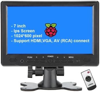 Small hdmi monitor 7 inch.  Buy LONCEVON-7 inch Mini Monitor Small HDMI ...