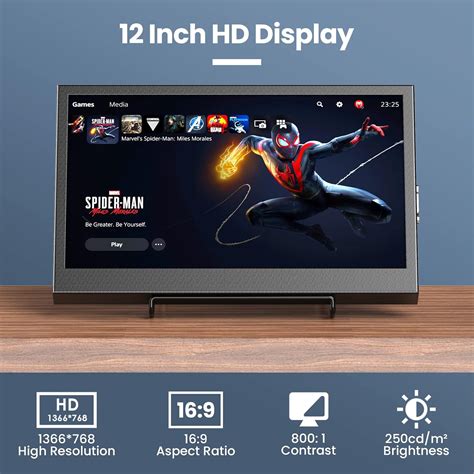 Small hdmi touchscreen monitor.  All required sections should be contained in your...