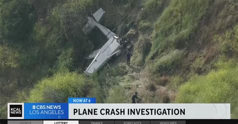 Small plane crashes into hillside in Beverly Crest; 1 dead