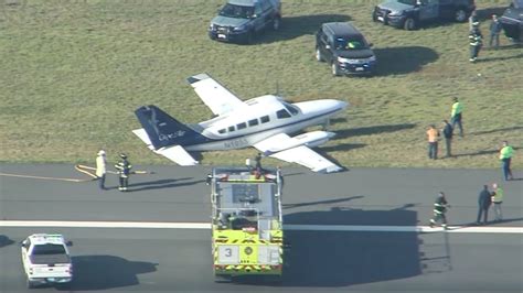 Small plane goes off runway at Logan Airport