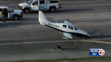 Small plane makes emergency landing at Miami Executive Airport; no injuries reported