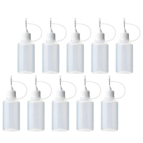 Small squeeze bottle with needle tip. com.  5 x orange dispensing bottle sealing ca...