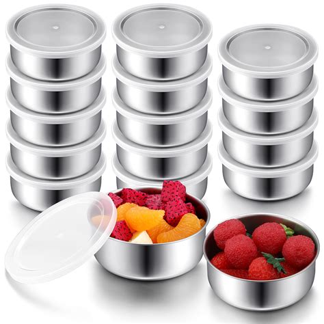 Small stainless steel container. com Buy 100 Pcs 2.  Complete with leakproof lids, t...