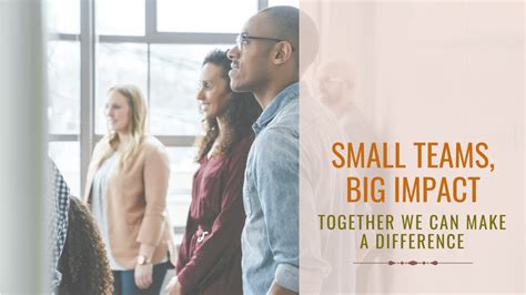 Small team. Big impact. - LinkedIn