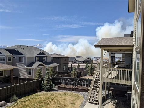 Small town northeast of Colorado Springs evacuated due to wildfire