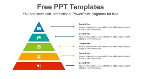 Smart Art Pyramid Powerpoint Diagram Template