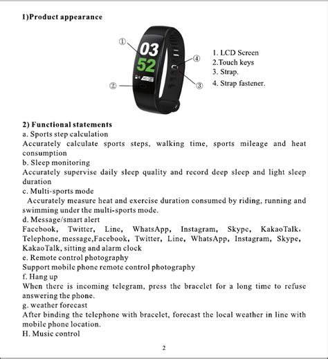 Smart Band User Guide - Manuals+