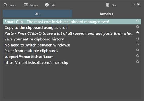 Smart Clip 2.9.6 The most comfortable clipboard manager ever!