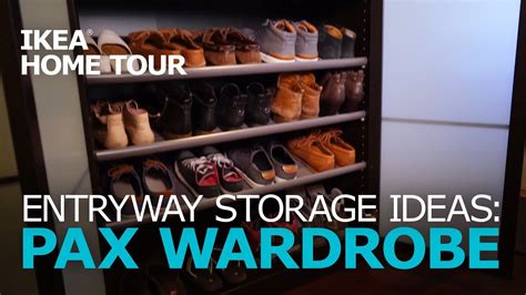 Smart Entryway Storage Ideas - IKEA Home Tour - YouTube