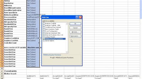 Smart Excel Sales Configurator With Guiding Web Interface And Inference Engine