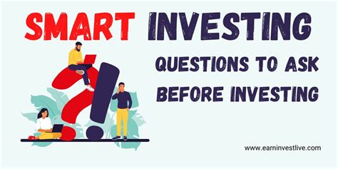 Smart Investing Questions to Always Ask