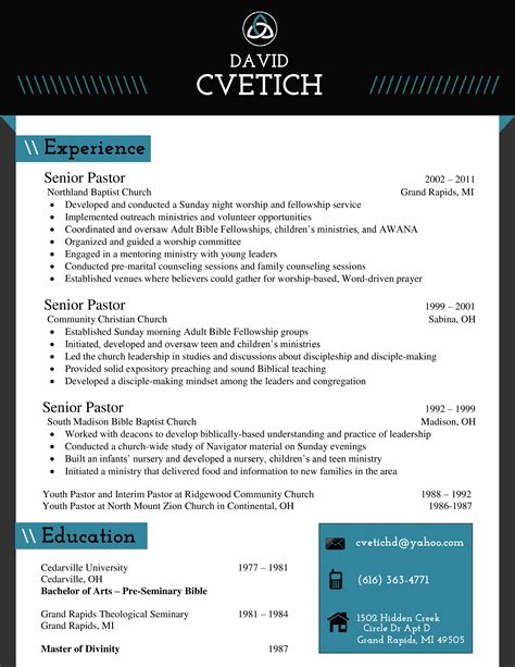 Smart Ministry Resume Templates For Word Activities On Cv Example