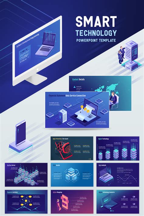 Smart Technology PowerPoint template TemplateMonster Powerpoint