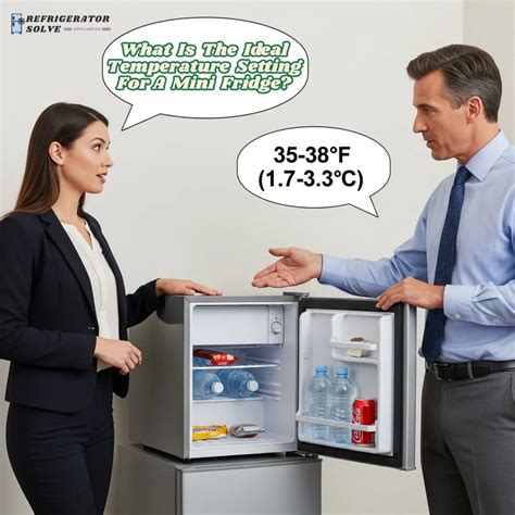 Smart fridge mini temperature control.  Mini fridges are Setting the ideal temperature i...