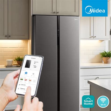 Smart fridge mini temperature control.  Wi-Fi Connectivity: Because a fridge yo...