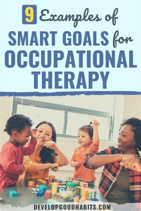 Smart goals occupational therapy example.  SMART goals are great tools for creatin...