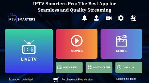 Smart iptv pro. Smart IPTV Pro LLC offers a seamless streaming experience...
