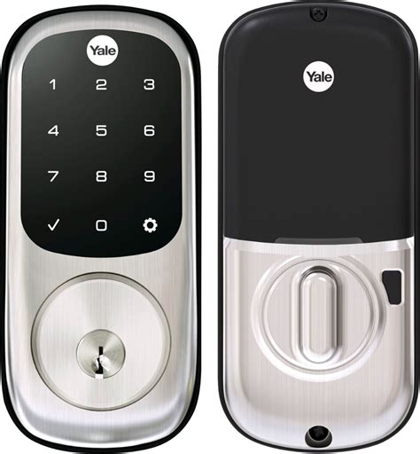 Product Key Features. Yale Linus® Smart Lock empowers you to lock and unlock your door – no matter where you are. Access via keyless entry, see who’s coming and when, grant virtual guest keys, and check whether the door is open or closed. All this is made possible via the Yale Home App. Once connected to the app, you can secure, monitor .... 