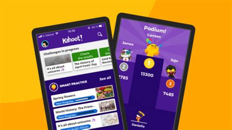 Smart practice in the Kahoot! app Retain learning content