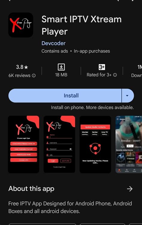 Smart xtream iptv player.  1 day ago · Premium IPTV player for Android suppor...