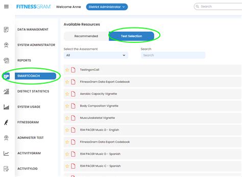 SmartCoach – FitnessGram Software Help