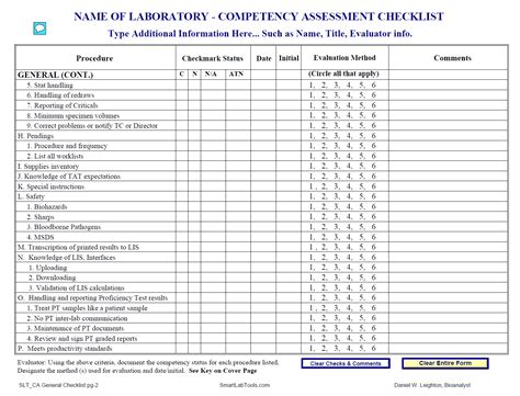 SmartLabTools Assessment Forms