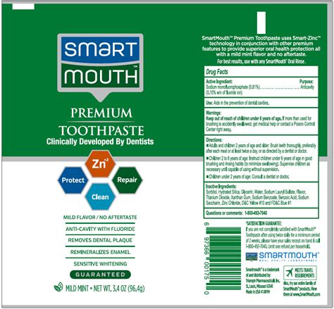 SmartMouth™ Premium Action Toothpaste SmartMouth™ Toothpaste Advanced