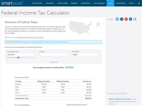 Smartasset tax return calculator. The state’s average effective tax rate is 0.84%, though high home values mean the median annual property tax payment is $4,061. If this tax structure appeals to you and you’re looking to buy or refinance property … 