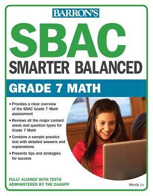 Download Smarter Balanced Grade 7 Math By Wendy Lu