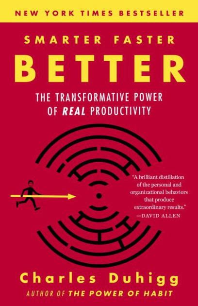Read Online Smarter Faster Better The Transformative Power Of Real Productivity By Charles Duhigg