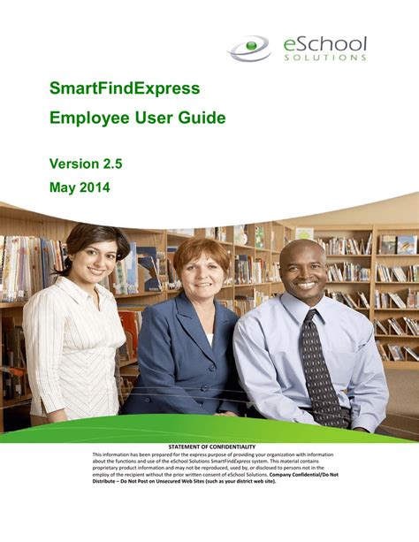 Log on to SmartFind Express, the online system for managing employee absences and substitutes.. 